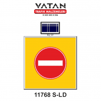 SOLAR LED'Lİ GÜNEŞ ENERJİLİ LEVHA