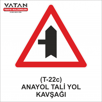 T-22c ANAYOL-TALİ YOL KAVŞAĞI