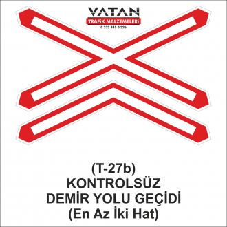 T-27b KONTROLSÜZ DEMİRYOLU GEÇİDİ (Enaz 2 Hat)