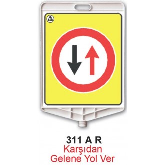Dikdörtgen Uyarı Levhası 311 AR