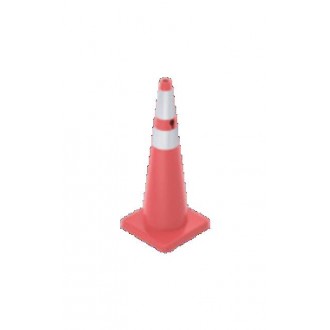93 cm PVC Trafik Konisi (Çift reflektifli) - Dörtgen