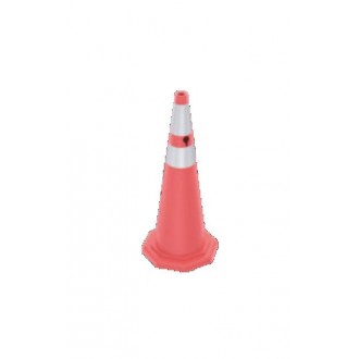93 cm PVC Trafik Konisi (Çift reflektifli) - Sekizgen -2