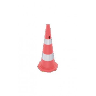 93 cm PVC Trafik Konisi (Çift reflektifli) - Sekizgen 1
